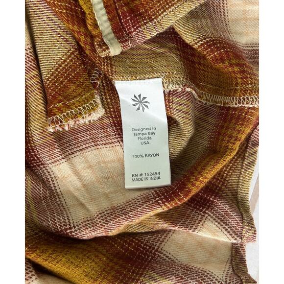 NWT Anthropologie Kyla Seo Shirt Dress Sz Small Embroidery Check Pattern - Picture 10 of 11